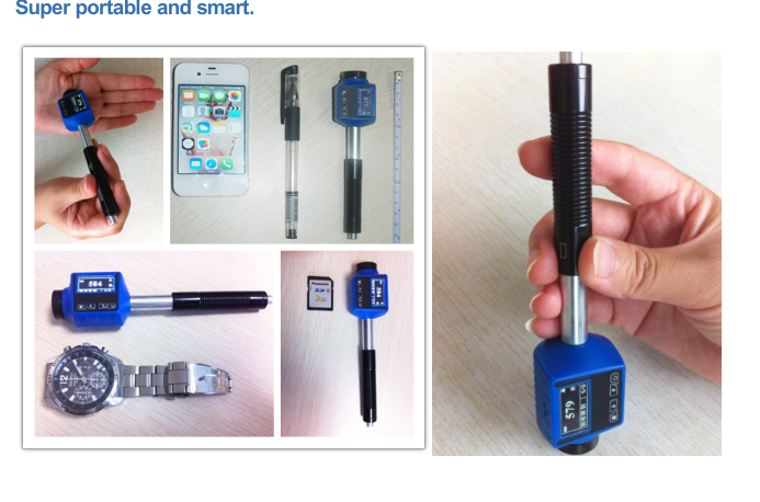 Tipo de pluma Tester de dureza de Leeb portátil Tester de dureza de metal para acero inoxidable