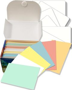 Biểu tượng tùy chỉnh in thẻ chỉ số (163 GSM) 5 "x 8" 300 thẻ với kim loại bông tai - Product Image 3