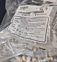 Kjt07-32, Raccord pneumatique en T, en laiton, lot de 2, neuf, authentique, en stock, avec garantie d'un an.
