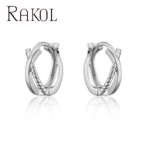 ต่างหู Rakol EP5629 กันน้ำ ดีไซน์มินิมอล คุณภาพสูง ชุบทอง สำหรับผู้หญิง - Product Image 2
