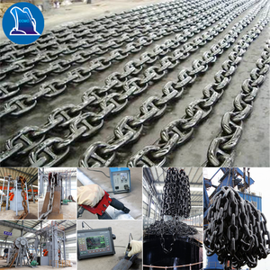 Chaîne <span class=keywords><strong>d</strong></span>'<span class=keywords><strong>ancrage</strong></span> marine en acier forgé, <span class=keywords><strong>avec</strong></span> ou sans <span class=keywords><strong>goujon</strong></span>, revêtement noir, pour chaîne <span class=keywords><strong>d</strong></span>'amarrage et accessoires, CN;HUN Prix Chine - Product Image 4
