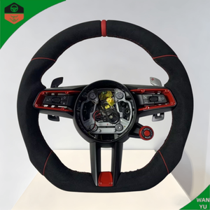 Volante in Pelle Personalizzato per Porsche Cayenne, Panamera, <span class=keywords><strong>Taycan</strong></span>, Macan, 911, Volante per Auto Sportive - Product Image 1