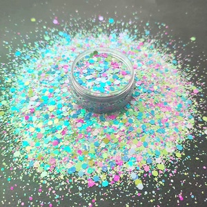 Offre Spéciale – Paillettes Hexagonales Roses et Violettes en Gros, Populaires, en Polyester Résistant aux Solvants - Product Image 3