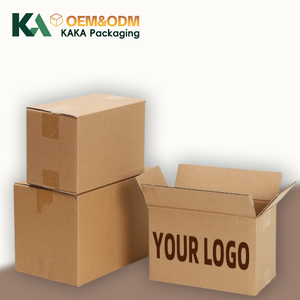 Scatole di Cartone Ondulato Kraft Personalizzate KAKA con Logo, Pieghevoli, a Parete Singola, <span class=keywords><strong>per</strong></span> Spedizioni, Regali e Traslochi - Product Image 1