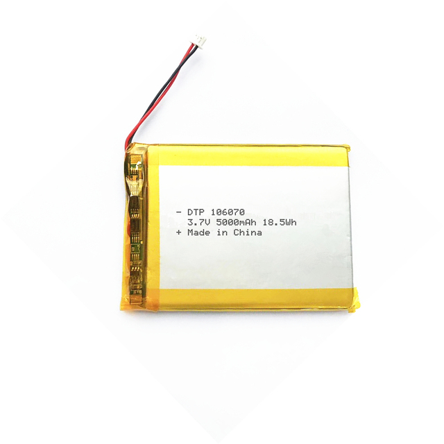 UN UL Certified Pouch Lithium Ion Batteries Li Ion 3.7v Lipo Battery 106070 3.7v 5000mah Lithium Ion Battery