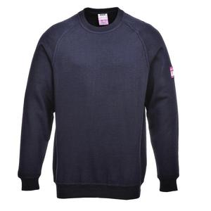 PORTWEST - FR12NARXXXL Sudadera azul marino de manga larga antiestática resistente al fuego-ROPA DE TRABAJO RESISTENTE A LLAMAS EAN 5036108161928 - Product Image 1