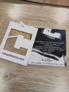 Nouveau style personnalisé étiquette creuse de balançoire avec impression de logo étiquette volante pour vêtements étiquettes volantes pour maillot de bain <span class=keywords><strong>bikini</strong></span> - Product Image 6