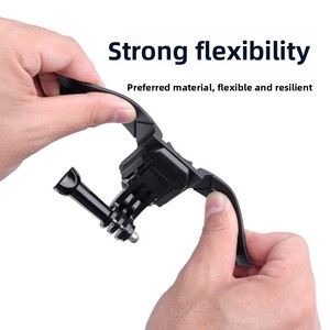 Adaptador <span class=keywords><strong>de</strong></span> Montaje en Mentonera para <span class=keywords><strong>Cámara</strong></span> <span class=keywords><strong>de</strong></span> <span class=keywords><strong>Acción</strong></span>, Compatible con <span class=keywords><strong>Hero</strong></span> 13/12/11/10/9/<span class=keywords><strong>8</strong></span>, para Osmo 6/5/4, Insta360 X5 - Negro - Product Image 3