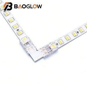 L-shaped Plate Connection Series COB SMD Single RGBW 2 3 4 5 Pin 8mm 10mm <b>Wire</b> Connector <b>Led</b> Strip Connectors - Product Image 5
