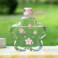 Pot en forme de fleur couvercle en liège cadeau souvenir de mariage Tritan sans BPA 500ml isolation thermique applicable boîte-cadeau écologique