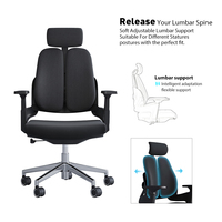 Chaises de bureau pivotantes ergonomiques en maille modernes pour cadre dirigeant, chaise de bureau pour ordinateur, table et chaise de bureau