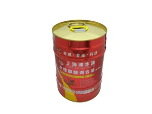 Fût en acier vide personnalisé, imprimé et enduit, pour solvant, fût en acier à ouverture fermée avec couvercles hermétiques - Product Image 5