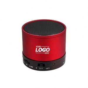 <b>Portable</b> Mini Metal <b>Bluetooth</b> <b>Speaker</b>, Wireless Outdoor <b>Speaker</b> with TF Card Slot, Compact Rechargeable Promotional Gift <b>Speaker</b> - Product Image 1