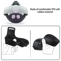 Sangle Elite rembourrée en cuir PU améliorée pour casque VR, compatible avec 3 modèles, élastique réglable, moule privé, accessoires VR