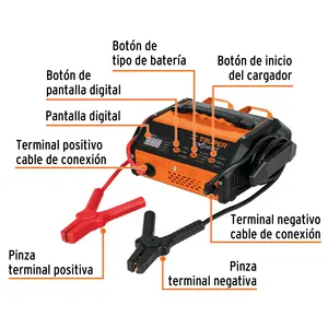 Arrancador Cargador de Batería de Auto Truper de 50A para Baterías de 12V, 1 Unidad - Product Image 4