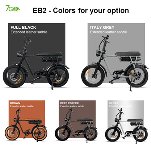 Bicicleta Eléctrica de Montaña 7Go EB2 con Cuadro de Aleación de Aluminio, Batería de Litio de 48V, Neumáticos Anchos, 25km/h de Alta Velocidad, Frenos de Disco Hidráulicos - Product Image 5