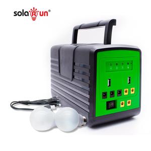 Système de panneaux solaires 30W/18V, LiFePO4, 12.8V, 6ah, Mobile, pour éclairage domestique, recharge de téléphone - Product Image 4