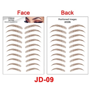 Femmes Sexy Cosmétique Sourcils Maquillage Eau Transfert Temporaire Faux <span class=keywords><strong>3D</strong></span>/ 4D/ 6D Sourcils Tatoo - Product Image 5