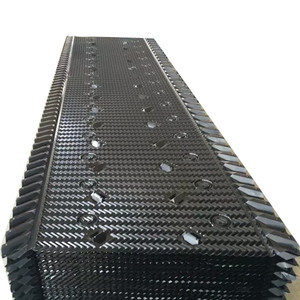 0.38mm di spessore PVC nero appeso tipo a nido d'ape torre di raffreddamento MX75 Crossflow pellicola foglio materiale di riempimento - Product Image 1