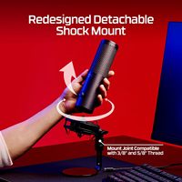 Site Web d'achat en ligne Alibaba Original d'usine HyperX QuadCast 2S Microphone USB avec diffusion en continu d'éclairage RVB