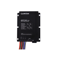 Contrôleur de charge solaire MPPT 12V 10A avec télécommande pour lampadaire solaire, système de pilotage LCD, IP67, 130W max PV