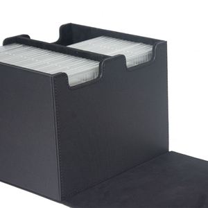 Boîte à aimants puissants de haute qualité, noire, à 2 rangées, pour cartes de sport et cartes TCG classées - Product Image 5