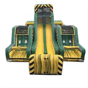 Giant Mega Danger Zone Inflatable Obstacle course for party events kids & adult obstacle course equipment