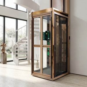 Elevadores Hidráulicos Personalizados <span class=keywords><strong>de</strong></span> 2/3/4 Plazas, <span class=keywords><strong>de</strong></span> 400kg-700kg, para Interiores/Exteriores, para Viviendas, Villas y Edificios Residenciales, con Opciones <span class=keywords><strong>de</strong></span> PVC - Product Image 6