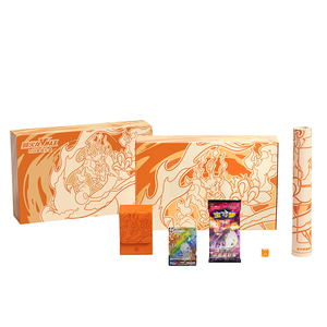 Coffret Cadeau <span class=keywords><strong>Pokémon</strong></span> TCG Charizard Dragon de Feu <span class=keywords><strong>VMAX</strong></span> – Collection Premium avec Cartes Holo Brillantes et Boosters – Édition Limitée - Product Image 1