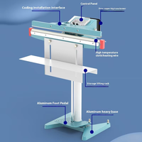 Machine de scellage de films plastiques semi-automatique électrique haute puissance KS-F350 pour emballage de boissons et aliments, facile à utiliser, 110V/220V, garantie 1 an