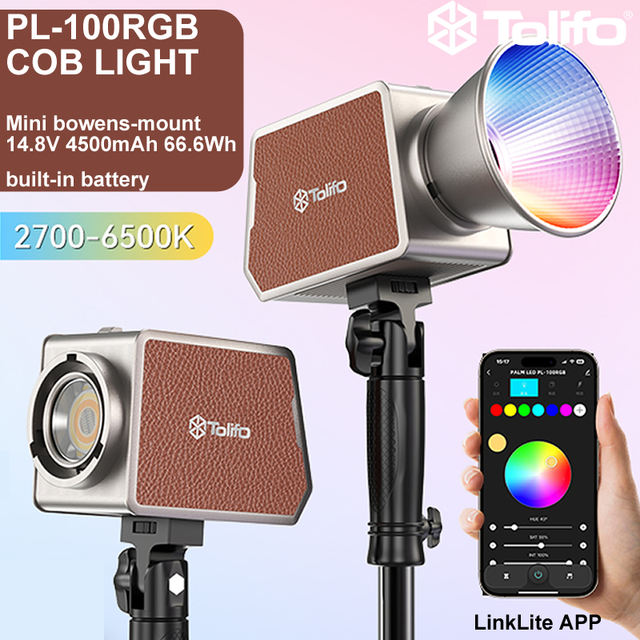 tolifo pl 100rgb: Best RGB LED Lighting for Vlog
