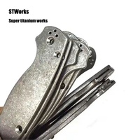 Cadres de couteau de poche personnalisés en usine, manches de couteau colorés, cadres de couteau CNC pour Para 3 Spyderco Benchmade Bugout 535
