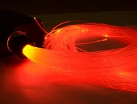 Cable de Fibra Óptica PMMA de 1.5mm 700m/Rollo con Extremo Brillante para Decoración de Iluminación de Techo, Luz de Fibra Óptica