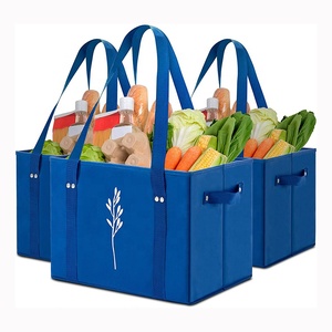 Set of 3 Heavy Duty Tote Shopping Bags Washable Grocery Bags Reusable Foldable for Shopping