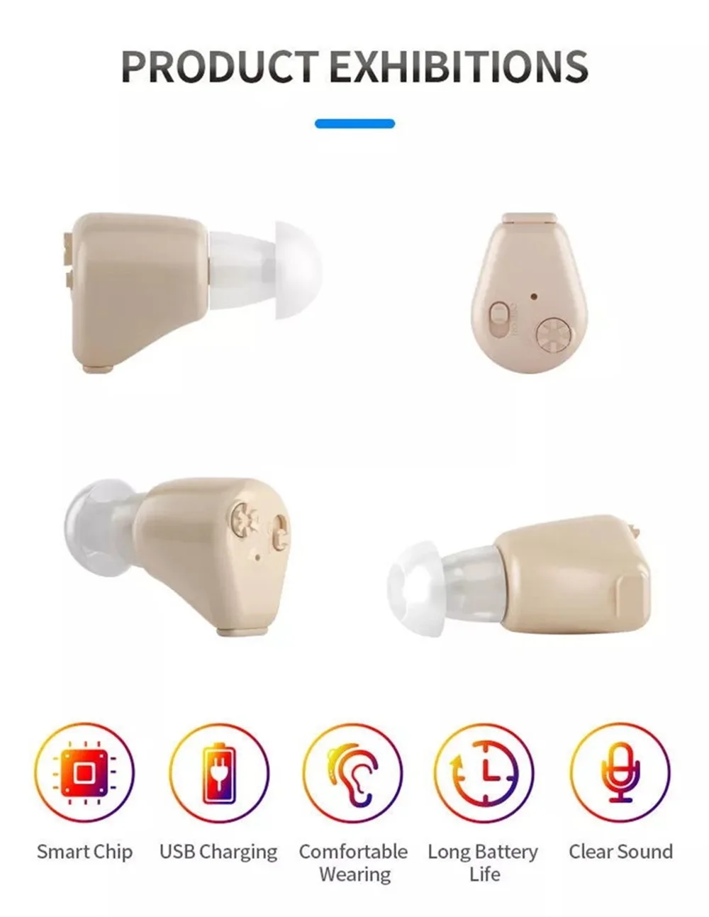 High Quality Cheap Digital Rechargeable Hearing Aid AXON K-88