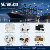 Service de transport de fret multimodal porte-à-porte vers FBA avec suivi en temps réel, dédouanement et logistique maritime
