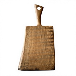 Tabla de cortar de madera maciza de grado alimenticio con mango, ecológica, de buena calidad, a la venta a precio directo de fábrica. - Product Image 1