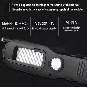 Lámpara de Trabajo LED Recargable Portátil a Prueba de Agua IP54, Linterna de Emergencia Anti-caídas con Imán, Luz de Trabajo para Mantenimiento de Automóviles, 6000K - Product Image 3