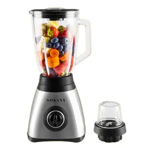 Blender listrik pisau baja tahan karat tugas berat/Mixer Blender Juicer untuk penggunaan rumah atau komersial