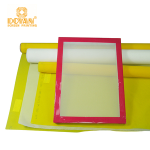 Màu trắng và màu vàng Màn hình in ấn Lưới Lụa Polyester lưới 80 90 100 110 120 135 150 160 180 200 250 300 <span class=keywords><strong>350</strong></span> lưới đếm - Product Image 6