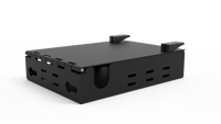 Compact Wall Mount Fiber Optic Patch Panel12/24 Core ODF Termination Small Size Fiber Distribution Box FOTB-LGX-WP