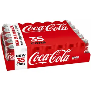 Coca-Cola düzenli gazlı meşrubat dolum makinesi kutu, 330 Ml (24 paket)