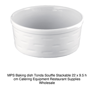 จานอบซูเฟล่ทรงกลม 22 × 9.5 ซม. วางซ้อนกันได้ Mps - Product Image 2