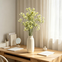 Fleur artificielle réaliste en forme de patte de kangourou, tige unique de 77 cm, en plastique, pour décoration intérieure, vase, mariage, écologique