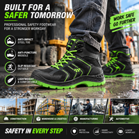 Chaussures de sécurité unisexe mi-montantes indestructibles, antistatiques, anti-perforation, recyclables, été-automne, pour usine et atelier, semelle PU composite