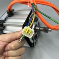 Moteur sans balais à ondes sinusoïdales à haut régime avec arbre à 16 dents, 1500W 2000W 60V 72V, avec 5 paires de pôles magnétiques en forme de V