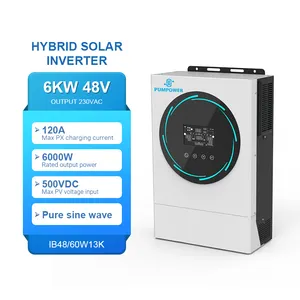 Wholesale Cheap Price Renewable Energy Off Grid Home 220V Solar Inverter 48V 6000W