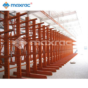 Maxrac الثقيلة المعادن التراص الرف كفاءة منتصف الخدمة الكابولي أرفف لتخزين مستودع تصنيع المعدات الأصلية العرض - Product Image 5