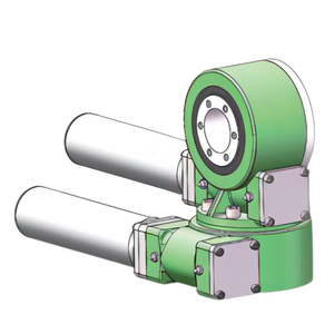 小型ソーラートラッカー用の24VDCモーターを備えた2軸Svh3旋回ドライブ - Product Image 1