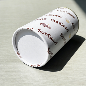 Caja Cilíndrica de Papel Reciclable de Lujo para Copas de Vino Tinto con Embalaje de Espuma para Regalo y Envío - Product Image 2